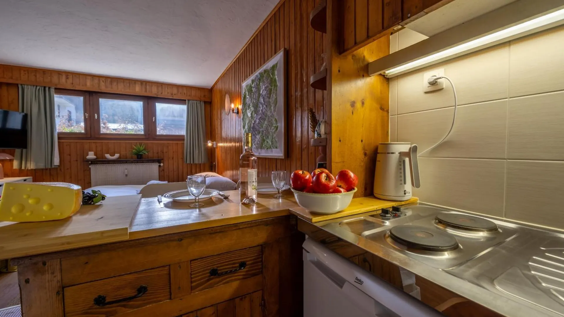 Lägenhet Studio De Balme - Happy Rentals Chamonix